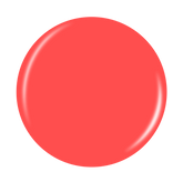 Swatch of China Glaze Thistle Do Nicely bright coral red nail polish. A bold, lively shade with a smooth, high-gloss finish.